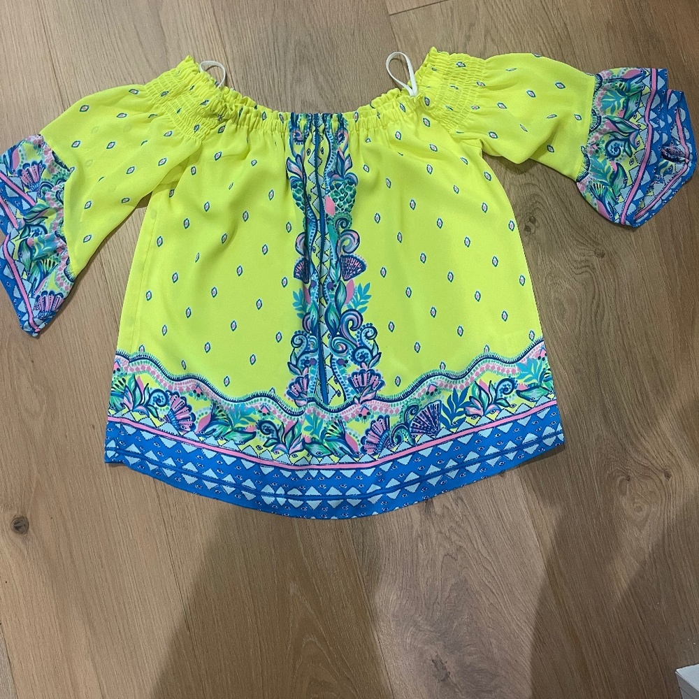 Lilly Pulitzer Fawna Off - The - Shoulder- size med